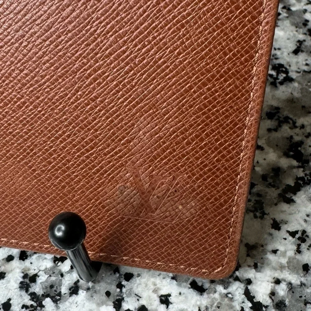 Louis Vuitton | Brown Taiga Men's Wallet Card Holder